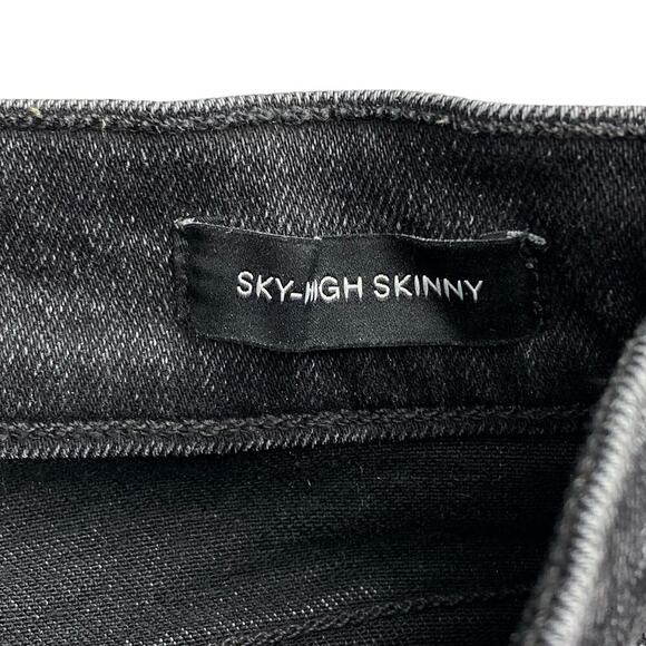 TALULA X AGOLDE Sky High Skinny Sz 26 Black - Picture 5 of 7